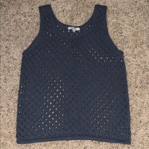 Madewell Navy Knit Tank Top